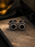 Round Black Onyx Cufflinks